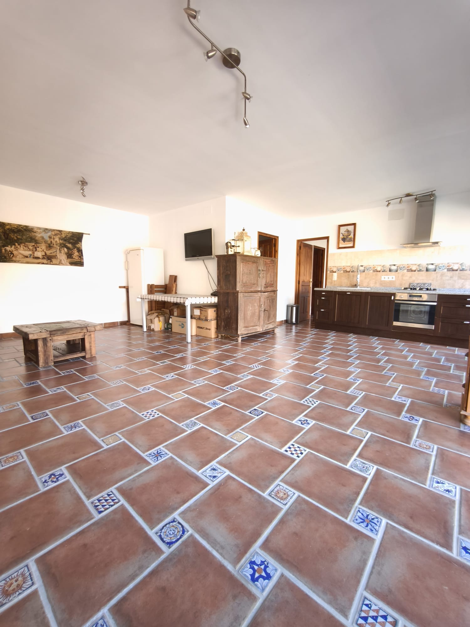 Cocina del apartamento independiente chalet Sanlúcar de Barrameda
